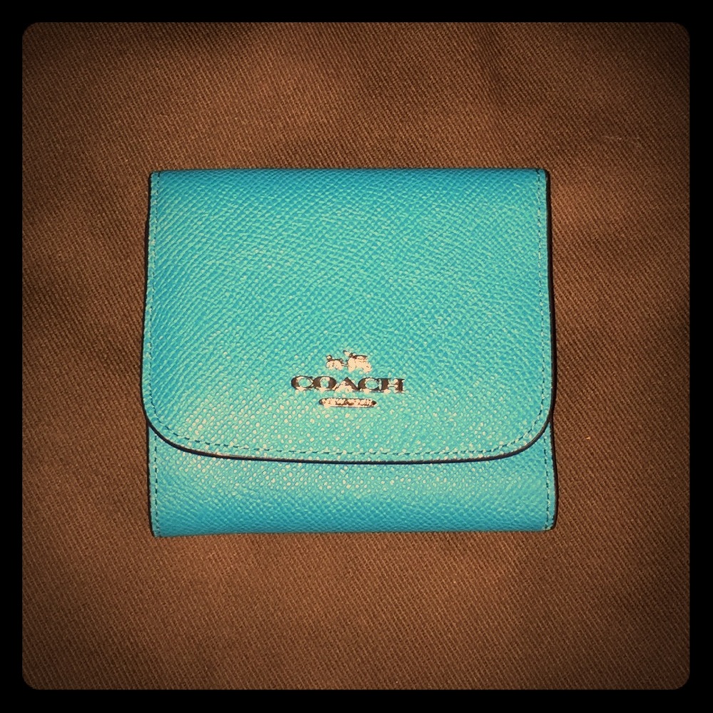 Coach Wallet Turquoise